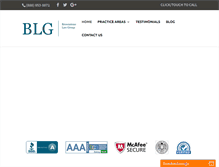 Tablet Screenshot of brownstonelawgroup.com